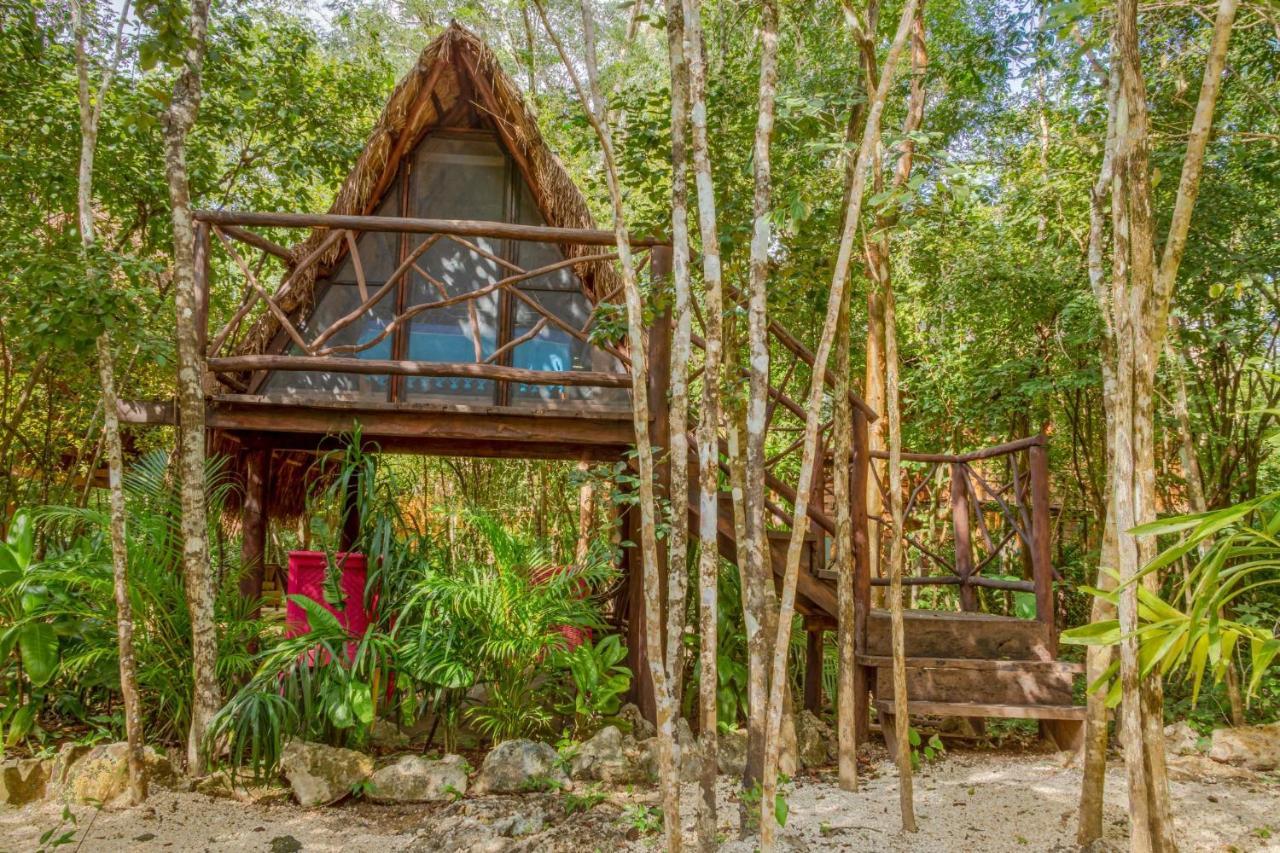 Madre Tierra Eco Habitat Guest House Puerto Morelos Exterior photo